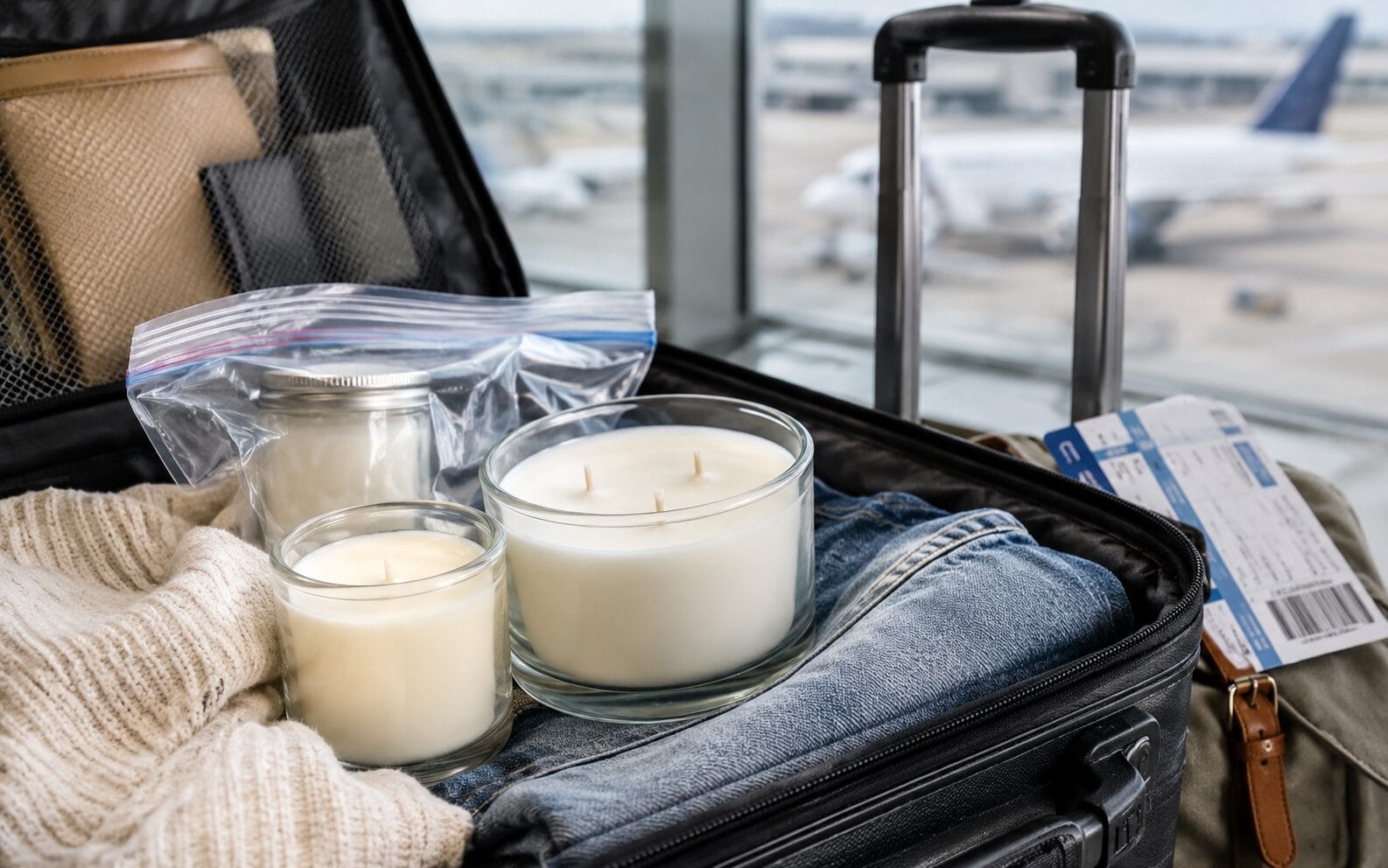 Can you bring Bath and Body Works candles on a plane