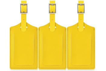Travelambo Luggage Tag: Energetic Yellow for Easy Identification