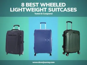 Best lightweight wheeled suitcases featured image