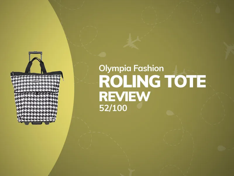 Olympia Fashion Rolling Shopper Tote Review