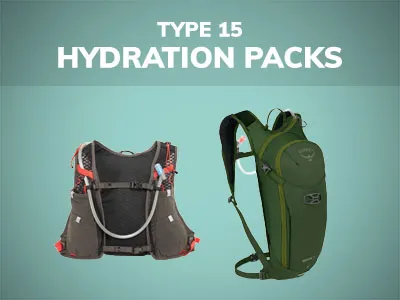 Backpack type 15: Hydration packs